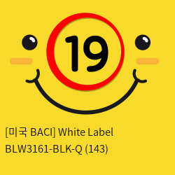 [미국 BACI] White Label BLW3161-BLK-Q (143)