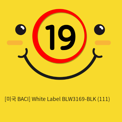 [미국 BACI] White Label BLW3169-BLK (111)