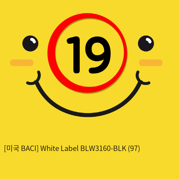 [미국 BACI] White Label BLW3160-BLK (97)